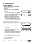 calibration instructions for the Ford Traffic Pro II