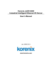 Korenix JetI/O 6550 Industrial Intelligent Ethernet I/O