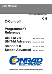 C-Control I Programmer´s Reference UNIT-M 2.0