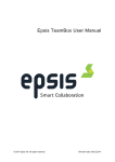 Epsis TeamBox ™ User Manual