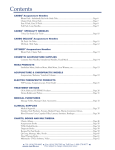 Contents - CARBO MEDICAL SUPPLIES