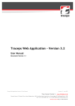 Traceps Web Application - Version 3.2 User Manual