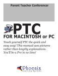 PTC User Manual - Phoenix Learning Systems