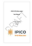 IPICO STK Elite User Manual V1.2 draft 20061122