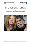 STEPIMS User Manual (Housing Staff)