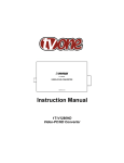 1T-V1280HD-ST Manual