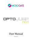 OptoJump Next User Manual