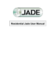 Residential Jade User Manual