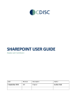 CDSIC Sharepoint User Manual (Reader_Contributor)