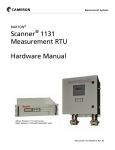 CAMERON Flow Computer Scanner 1131 User Manual