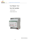 User Manual –Ver.1 Fan Coil Controller