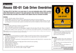 Reuss OD-01 Cab Drive Overdrive