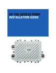 AP 7161 Access Point Installation Guide