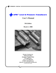 Pressure & Liquid Level Measurement User`s Manual