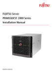 FUJITSU Server PRIMEQUEST 2000 Series Installation Manual