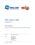 PDF Library SDK User Manual