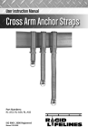 Cross Arm Anchor Straps User Manual