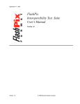 0FlashPix Interoperability Test Suite User`s Manual