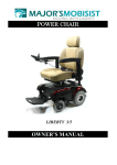 POWER CHAIR OWNER`S MANUAL