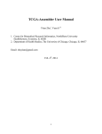 TCGA-Assembler User Manual - Department of Health Studies