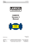 CAN232 Version 3 Manual