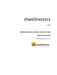 shweDirectory User Manual