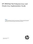 HP 3PAR Red Hat Enterprise Linux and Oracle Linux