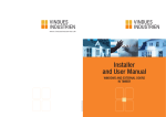 Installer and User Manual