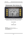 Stratomaster Ultra Horizon XL Manual in PDF format