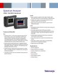 Spectrum Analyzer H500/SA2500 Datasheet