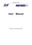 Instruction manual - memda iç ve dış ticaret danışmanlık ltd. şti.