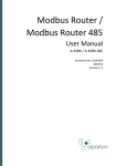 D106-009 Modbus Router User Manual Rev 1.5