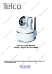 INSTRUCTION MANUAL MODEL: NC530 W IP CAMERA Visit our site: