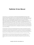 PipStrider III User Manual