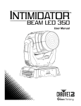 Intimidator Beam LED 350 User Manual Rev. 2