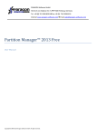 Partition Manager™ 2013 Free
