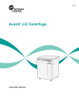 Avanti® JE Centrifuge - USF Research & Innovation