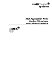 MEA-Application Note_Cardiac Slices from Adult Mouse Ventricle