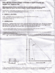 SOLAR GUTTER LIGHT INSTRUCTION MANUAL