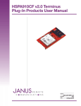 HSPA910CF v2.0 User Manual - Janus Remote Communications