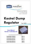 DUMP REGULATOR e0401 REV 1.1 - Kestrel Wind Turbines-Home
