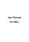 User Manual Iris Alfa L