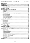 Install and Administration Guide for OpenEMM 2015 Table of Contents