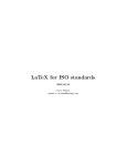 LaTeX for ISO standards