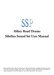 Abbey Road Drums Sound Set User Manual