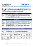 TEE Transducer Care Philips Healthcare www.philips.com