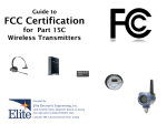 Guide to FCC Certification - Part 15C