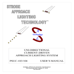 uni-directional current-driven approach lighting system psuc