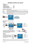 LED light controller user manual