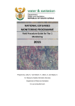 Field Procedure Guide for Tier 1 Monitoring - 2015